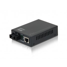 LevelOne FVT-2401 100Mbit/s 1310nm Monomodo Negro convertidor de medio - 540682