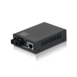 LevelOne FVT-2401 100Mbit/s 1310nm Monomodo Negro convertidor de medio - 540682