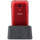 Panasonic KX-TU155EXRN teléfono móvil 6,1 cm (2.4'') 102 g Rojo Teléfono con cámara