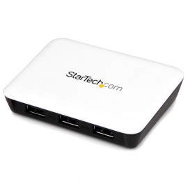 StarTech.com Adaptador de Red NIC Gigabit Ethernet Externo USB 3.0 con Hub Concentrador 3 Puertos con Alimentación ST3300U3S