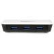StarTech.com Adaptador de Red NIC Gigabit Ethernet Externo USB 3.0 con Hub Concentrador 3 Puertos con Alimentación ST3300U3S