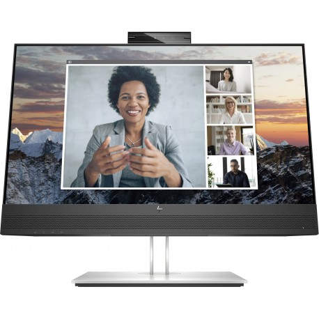 HP E24m G4 60,5 cm (23.8'') 1920 x 1080 Pixeles Full HD Negro, Plata - 40Z32AA