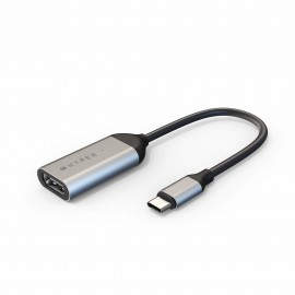 HYPER HD425A adaptador de cable de vídeo USB Tipo C HDMI Acero inoxidable