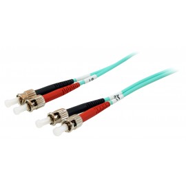 Equip ST/ST 50/125μm 3.0m 3m ST ST OM3 Turquesa cable de fibra optica - 25224307