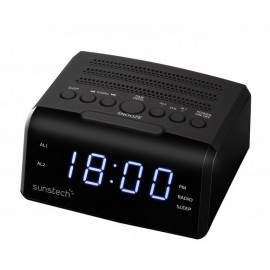 Sunstech FRD35U Reloj Digital Negro radio
