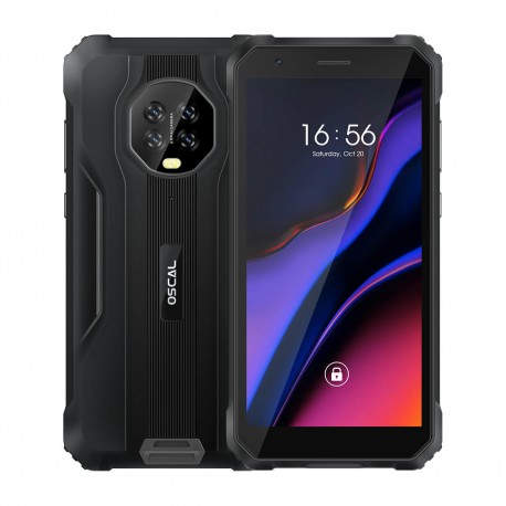 Blackview OSCAL S60 14,5 cm (5.7'') SIM doble Android 11 4G Micro-USB B 3 GB 16 GB 4980 mAh Negro - BL0223NEG