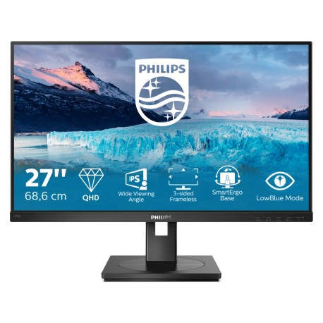 Philips S Line 275S1AE/00 LED display 68,6 cm (27'') 2560 x 1440 Pixeles 2K Ultra HD LCD Negro