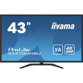 iiyama ProLite X4373UHSU-B1 pantalla para PC 108 cm (42.5'') 3840 x 2160 Pixeles 4K Ultra HD Negro