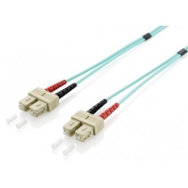 Equip 255322 cable de fibra optica 2 m SC OM3 Turquesa - 4015867162415