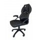 KeepOut XS200 Silla para videojuegos universal Asiento acolchado Negro