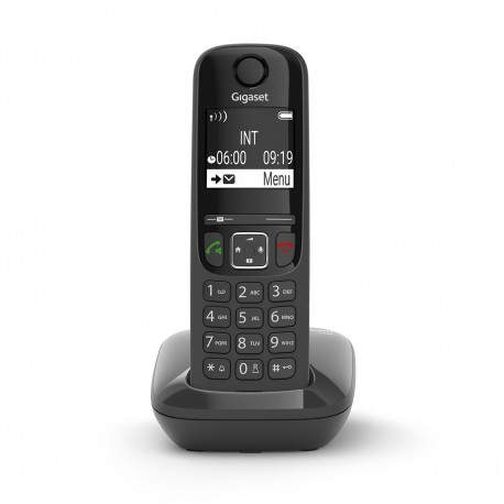Gigaset AS690 Teléfono DECT/analógico Identificador de llamadas Negro - s30852-h2816-d201
