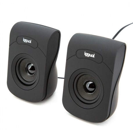 iggual Altavoces 2.0 6W mini-jack + USB - IGG316993