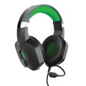 Trust GXT 323X Carus Auriculares Alámbrico Diadema Juego Negro, Verde - 24324