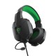 Trust GXT 323X Carus Auriculares Alámbrico Diadema Juego Negro, Verde - 24324
