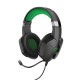 Trust GXT 323X Carus Auriculares Alámbrico Diadema Juego Negro, Verde - 24324