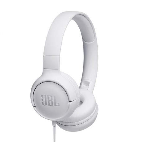JBL Tune 500 auriculares para móvil Binaural Diadema Blanco - JBLT500WHT