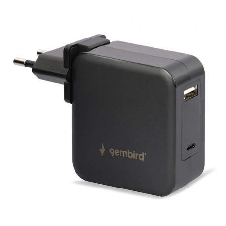 Gembird NPA-PD60-01 cargador de dispositivo móvil Negro Interior