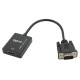 iggual Adaptador VGA a HDMI + audio + microUSB - IGG317297