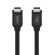 Belkin INZ001bt0.8MBK cable USB 0,8 m USB4 Gen 3x2 USB C Negro