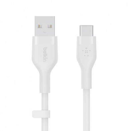 Belkin BOOST↑CHARGE Flex cable USB 2 m USB 2.0 USB C Blanco - CAB008BT2MWH