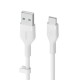 Belkin BOOST↑CHARGE Flex cable USB 2 m USB 2.0 USB C Blanco - CAB008BT2MWH