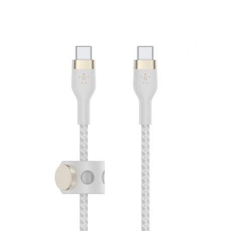 Belkin BOOST↑CHARGE PRO Flex cable USB 1 m USB 2.0 USB C Blanco - CAB011bt1MWH