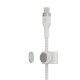 Belkin BOOST↑CHARGE PRO Flex cable USB 1 m USB 2.0 USB C Blanco - CAB011bt1MWH