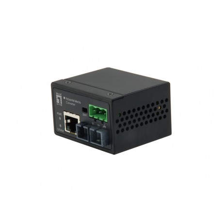 LevelOne IEC-4301 convertidor de medio 100 Mbit/s Monomodo Negro - 555536