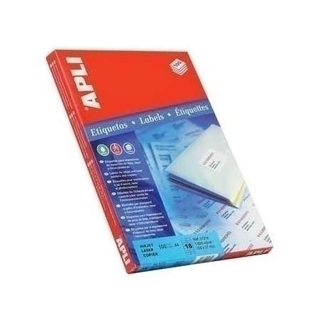 APLI Labels 70 x 67.7mm etiqueta autoadhesiva Blanco 1200 pieza(s) - 581290