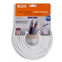 Engel Axil CA0728E cable coaxial 25 m Blanco