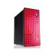 In Win Diva Fucsia PSU Mini ITX Rojo