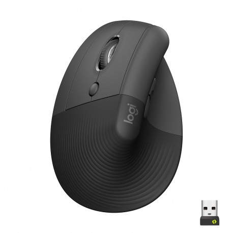 Logitech Lift ratón Izquierda RF inalámbrica + Bluetooth Óptico 4000 DPI - 910-006474