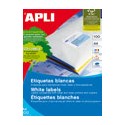 APLI 02411 etiqueta autoadhesiva Blanco 1000 pieza(s)