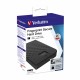 Verbatim Fingerprint Secure disco duro externo 2000 GB Negro - 53651