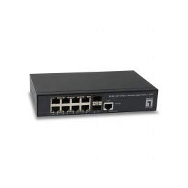 LevelOne GEL-1061 Managed network switch L2 Gigabit Ethernet (10/100/1000) 19U Negro