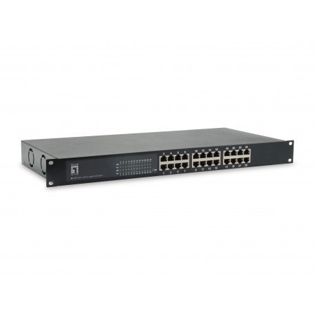 LevelOne GEP-2421W500 No administrado Gigabit Ethernet (10/100/1000) Negro Energía sobre Ethernet (PoE) GEP-2421W500