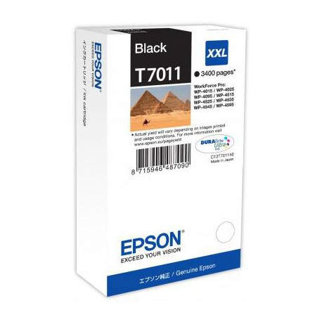 Cartucho Epson T70114010 negro XXL