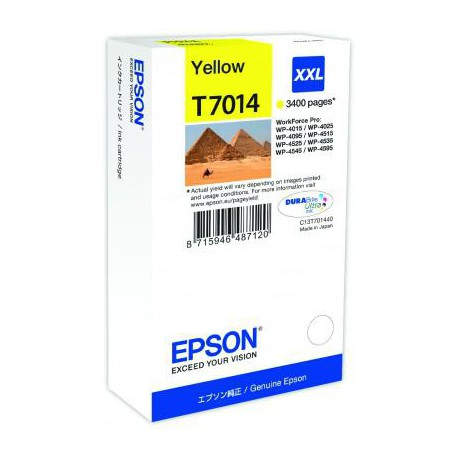 Cartucho Epson T70144010 amarillo XXL