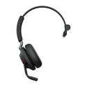Jabra Evolve2 65, UC Mono Auriculares Inalámbrico Diadema Oficina/Centro de llamadas USB Tipo C Bluetooth Negro
