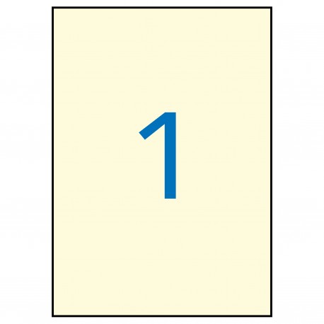 APLI 11802 etiqueta de impresora Crema de color