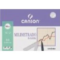 Canson C200406323 papel milimétrico A4 100 g/m² 12 hojas