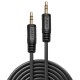 Lindy 35641 cable de audio 1 m 3,5mm Negro