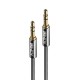 Lindy 35321 cable de audio 1 m 3,5mm Antracita