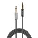 Lindy 35321 cable de audio 1 m 3,5mm Antracita