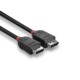 Lindy 36490 cable DisplayPort 0,5 m Negro