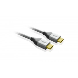 Philips SWV3453S/10 cable HDMI 1,8 m HDMI tipo A (Estándar) Gris, Plata
