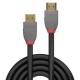Lindy 36961 cable HDMI 0,5 m HDMI tipo A (Estándar) Negro, Gris