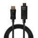 Lindy 36923 adaptador de cable de vídeo 3 m DisplayPort HDMI tipo A (Estándar) Negro