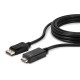 Lindy 36921 adaptador de cable de vídeo 1 m DisplayPort HDMI tipo A (Estándar) Negro