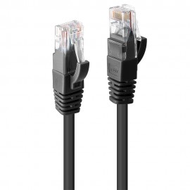 Lindy 48080 cable de red Negro 5 m Cat6 U/UTP (UTP)
